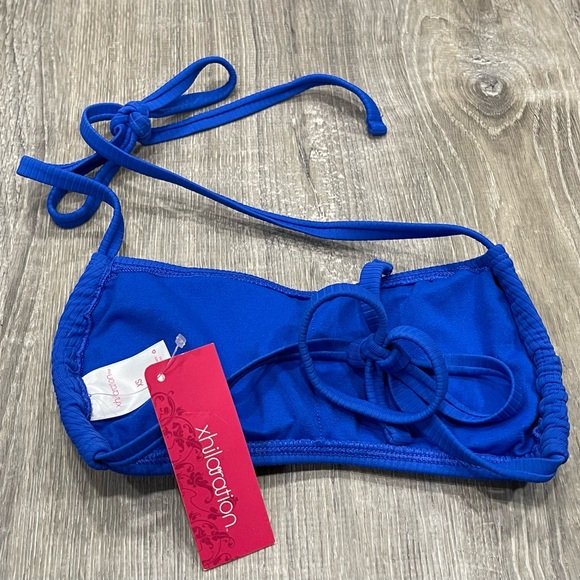 Xhilaration Swim New Xhilaration Blue Bikini Top Xs J Poshmark